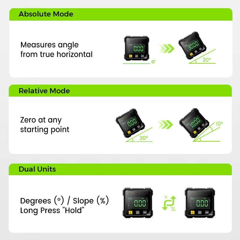 Digital Angle Gauge with Laser - product detail 8