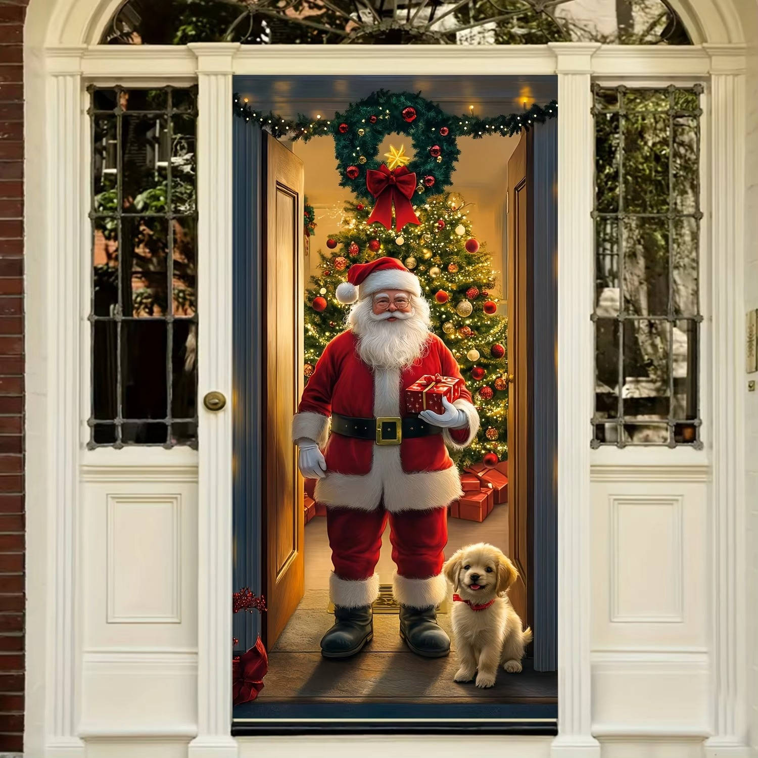 Christmas Front Door Decoration - product detail 2