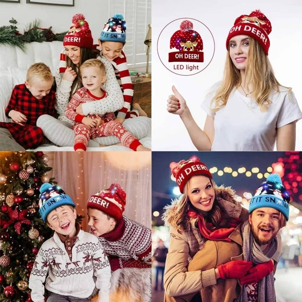 Light Up Christmas Hat - product detail 6