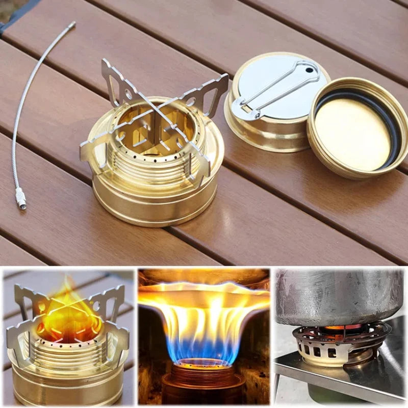 Mini Portable Alloy Camping Stove - product detail 2