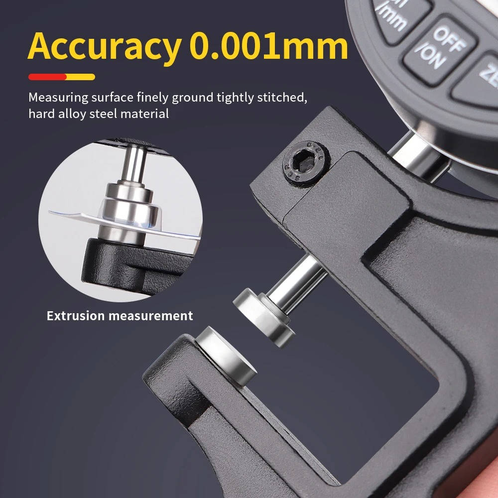 Thickness Gauge Measure Thickness Of Paper Cloth Metal - product detail 3