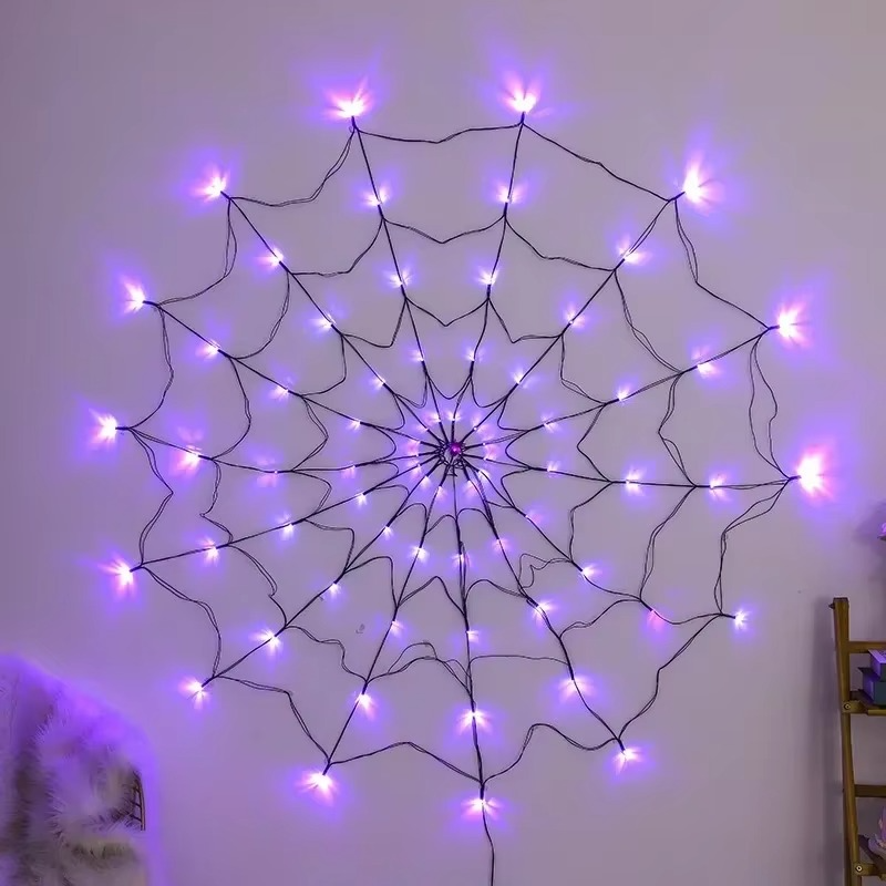 Halloween Spider Web Lights Outdoor - product detail 5