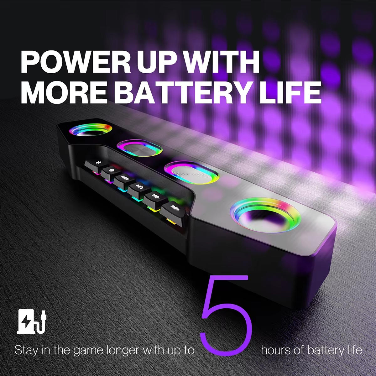 Wireless RGB Computer Speakers - product detail 6