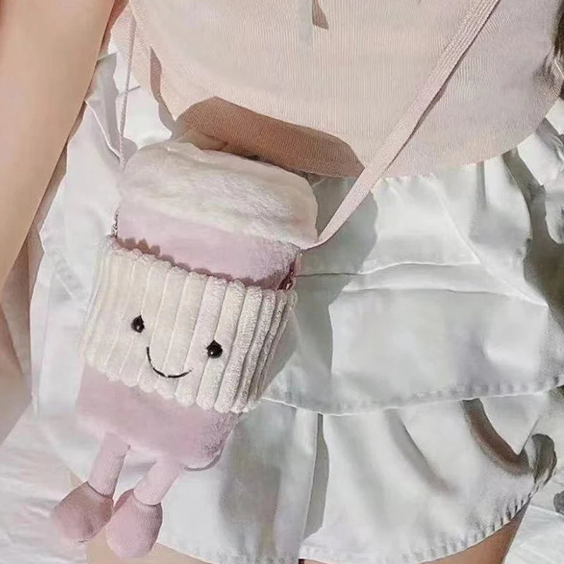 Trendy Coffee Milk Tea Crossbody Bag - product image 2