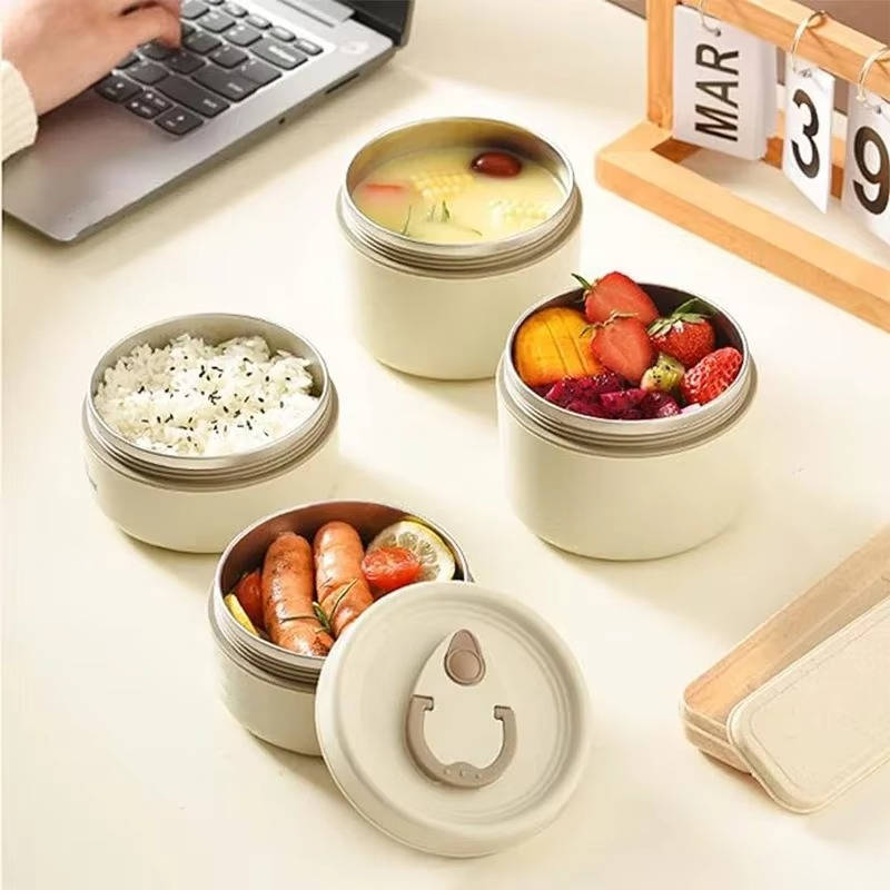 Lunch Box Stainless Steel Insulated Food Container Full - product detail 2
