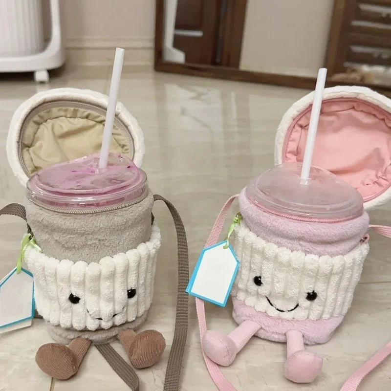 Trendy Coffee Milk Tea Crossbody Bag - product image 4