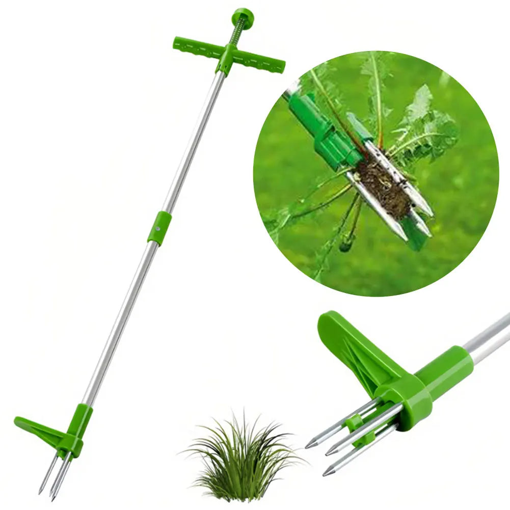 Long Handle Weed Puller Tool with Foot Pedal & Claw Design - product detail 4
