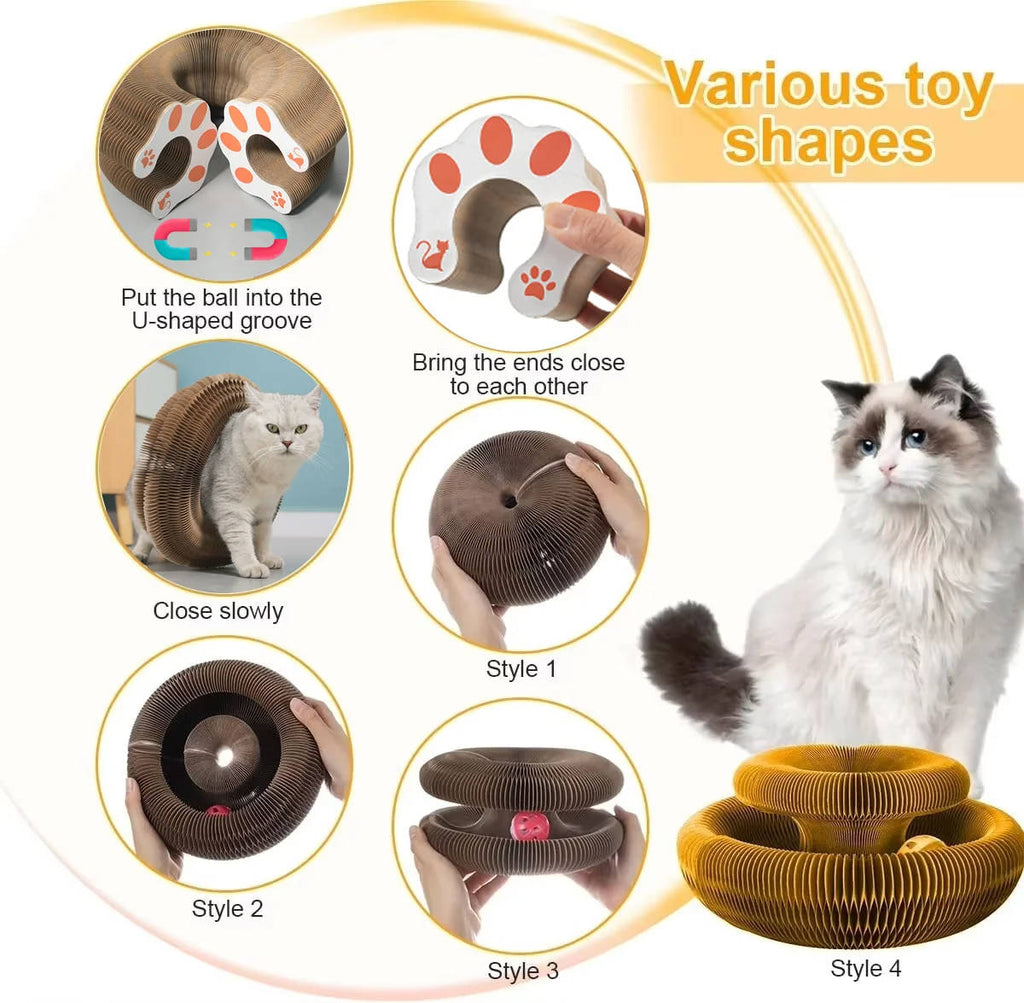 Cat Scratcher with Ball Track - product detail 5