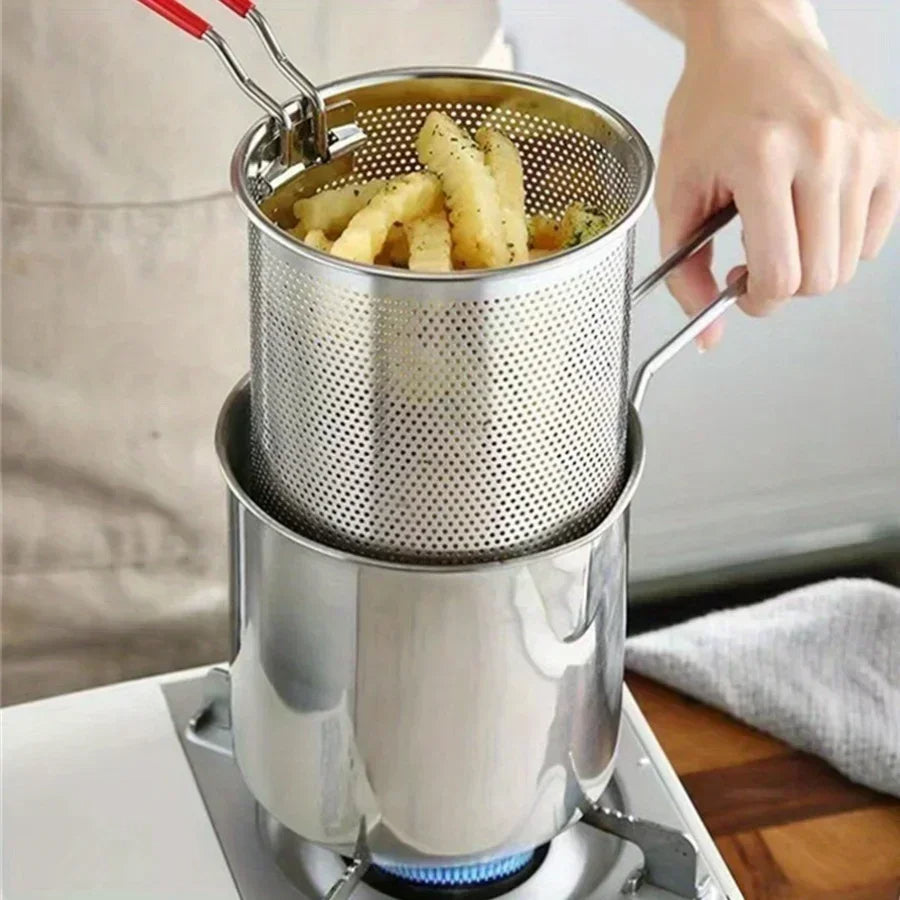 1200ML Deep Fryer Pot with Strainer - product image 3