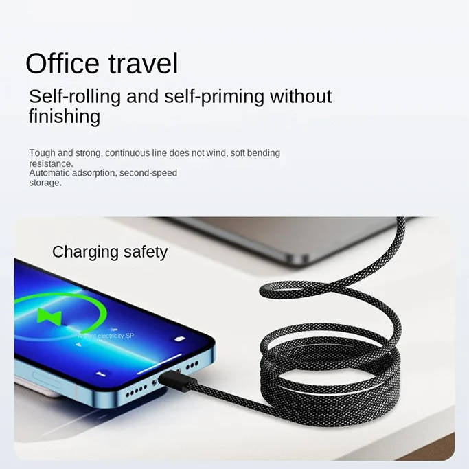 Magnetic Anti Tangle Cable Super Fast Charging - product detail 3