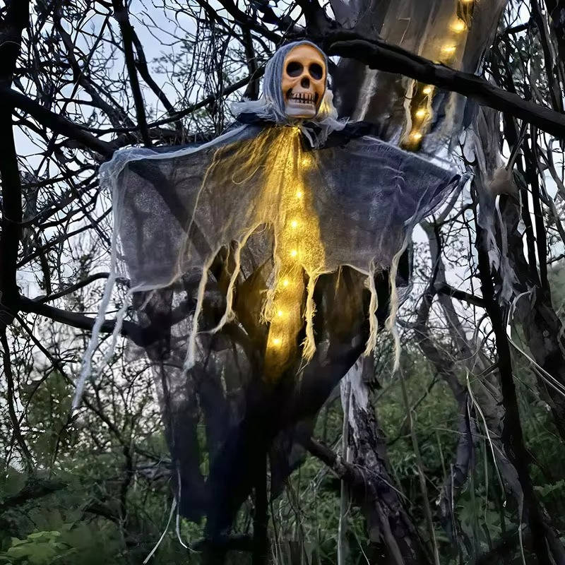 Glowing Skull Scary Outdoor Halloween Decorations- Set - product detail 7