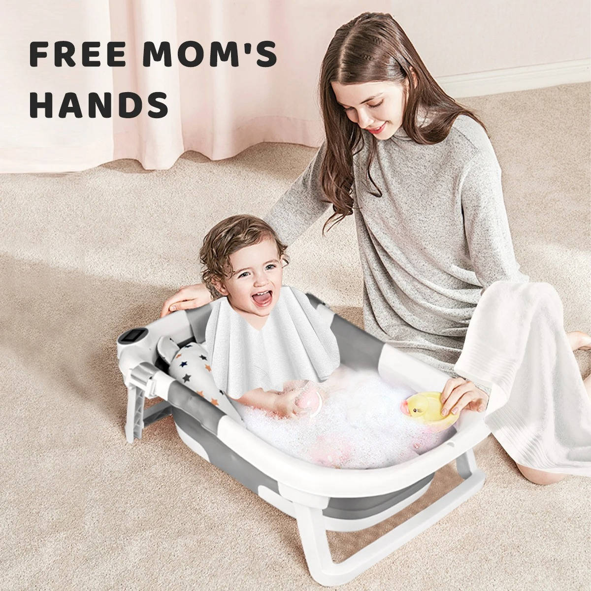 Foldable Newborn Bathing Tub - product detail 3