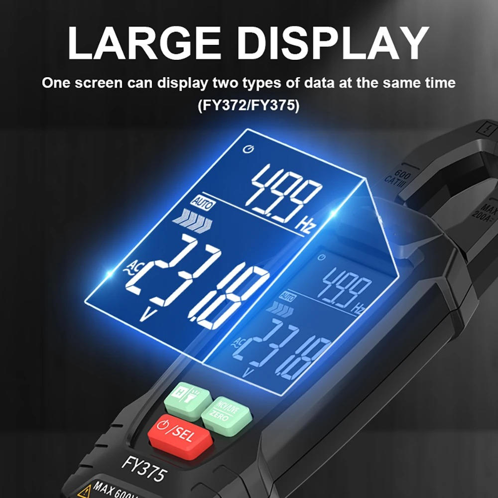 AC DC Clamp Electric Meter - product detail 6