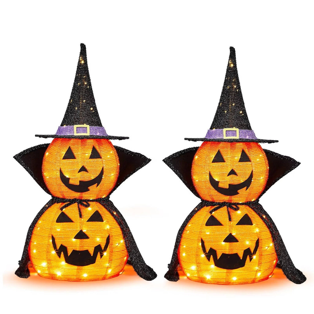 2 Pcs 3ft Halloween Collapsible Lighted In/Outdoor - product detail 5