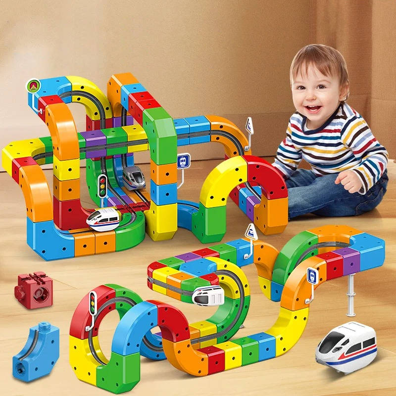 Magnetic Train Track Toy - product detail 2