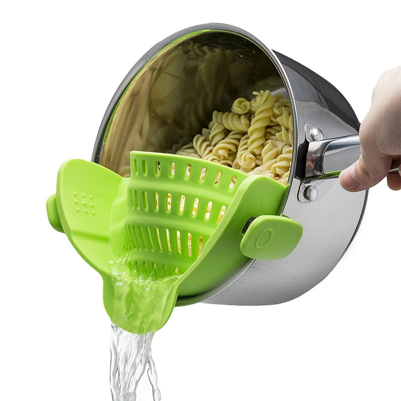 Universal Silicone Pot Pasta Strainer - product detail 5