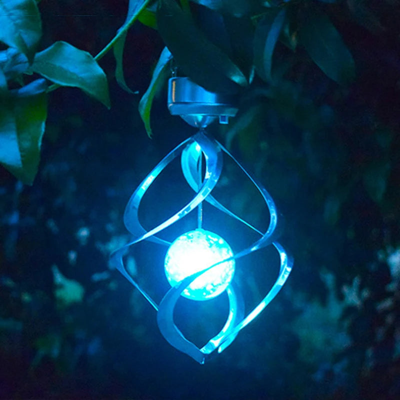 Solar Wind Chime Spinner LED Lamp - product image 1
