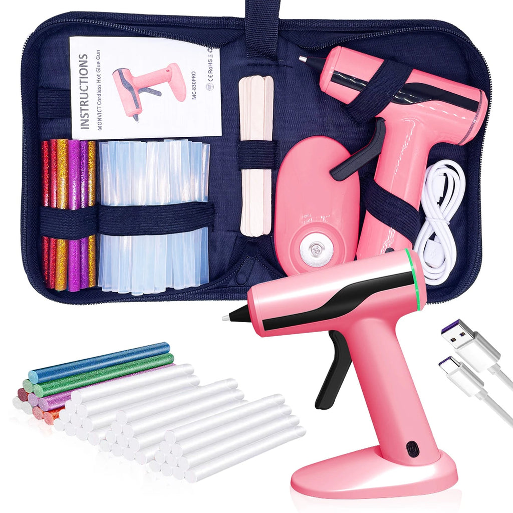 Cordless Hot Glue Gun Kit (Pink) - product image 1