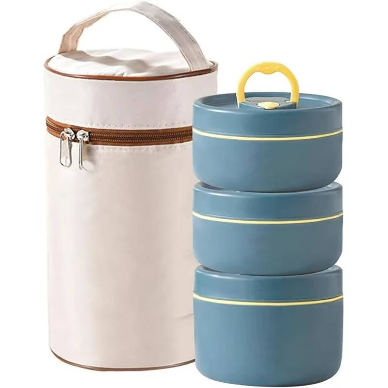 NOMOVA Lunch Box Stainless Steel Insulated Food Container Full Set