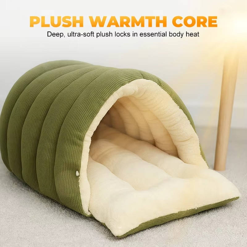 Removable and Washable Winter Closed off Cat Bed - product detail 2