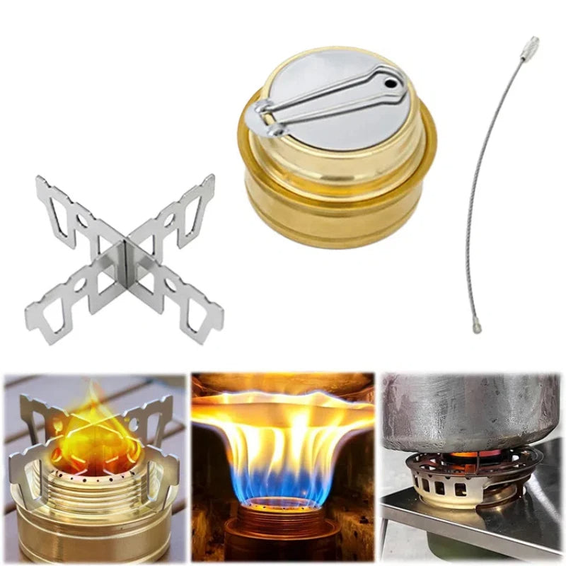 Mini Portable Alloy Camping Stove - product detail 4