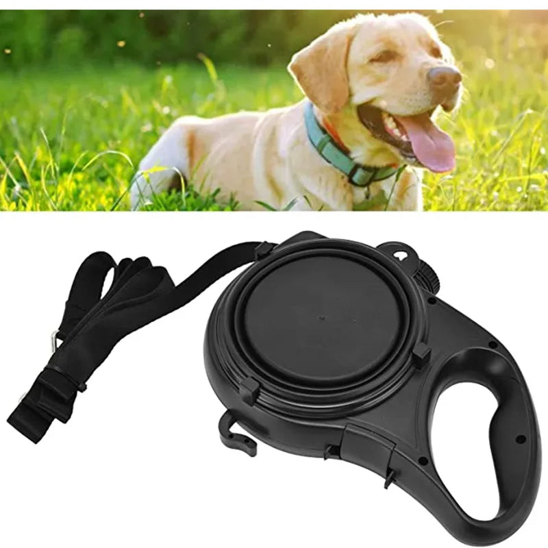 4-in-1 Multifunctional Dog Leash with Water Bottle & Bowl - product detail 4