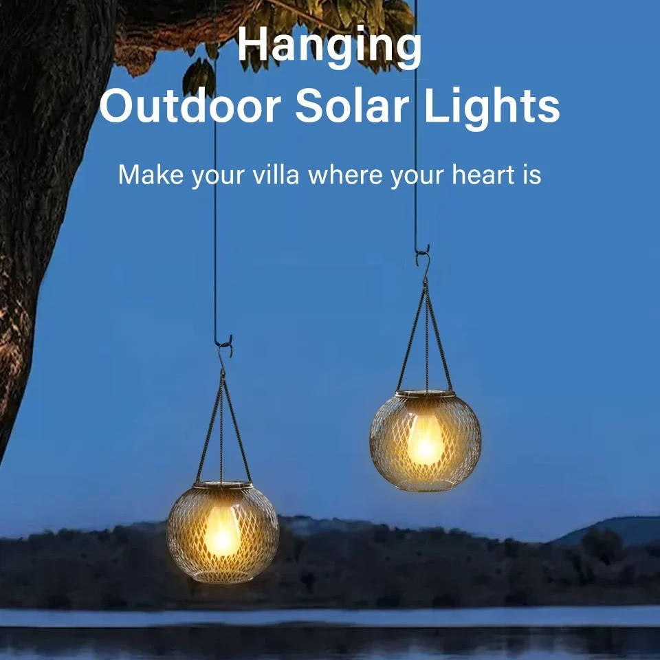 Outdoor Solar Hanging Lantern - product detail 3