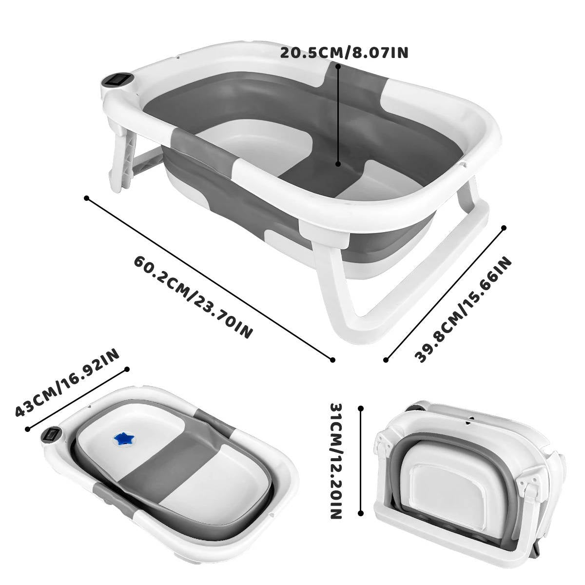 Foldable Newborn Bathing Tub - product detail 9