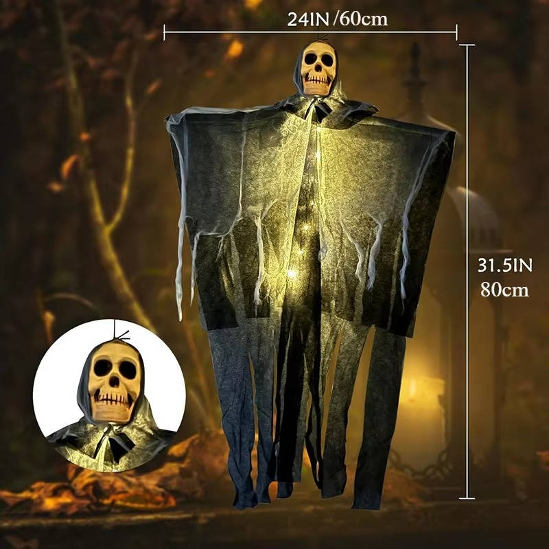 Glowing Skull Scary Outdoor Halloween Decorations- Set - product detail 9