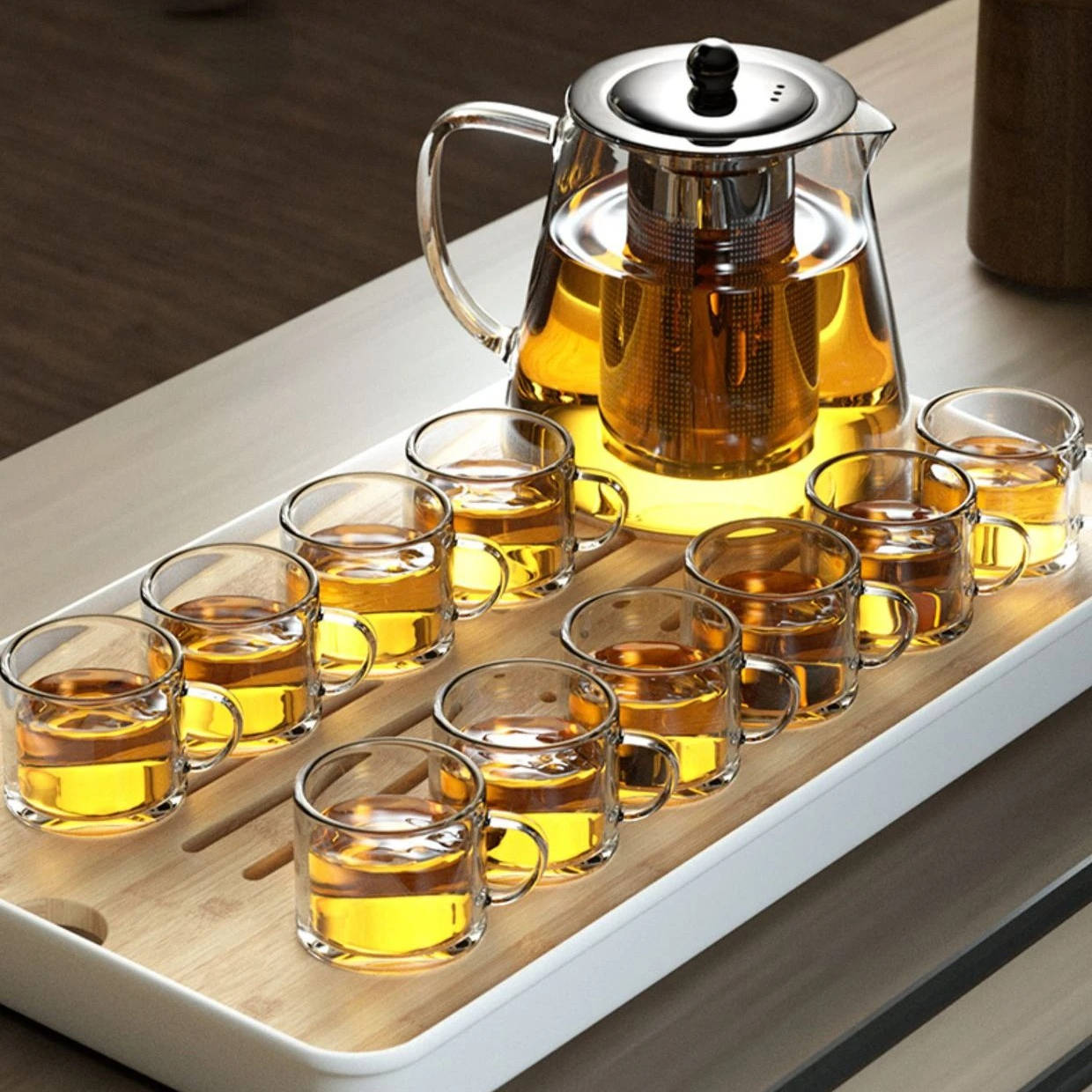 Heat Resistant Glass Teapot - product detail 5