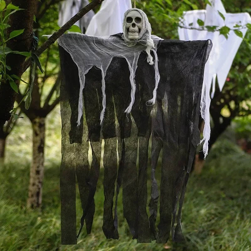 NOMOVA Halloween Hanging Ghost Decorations Skull