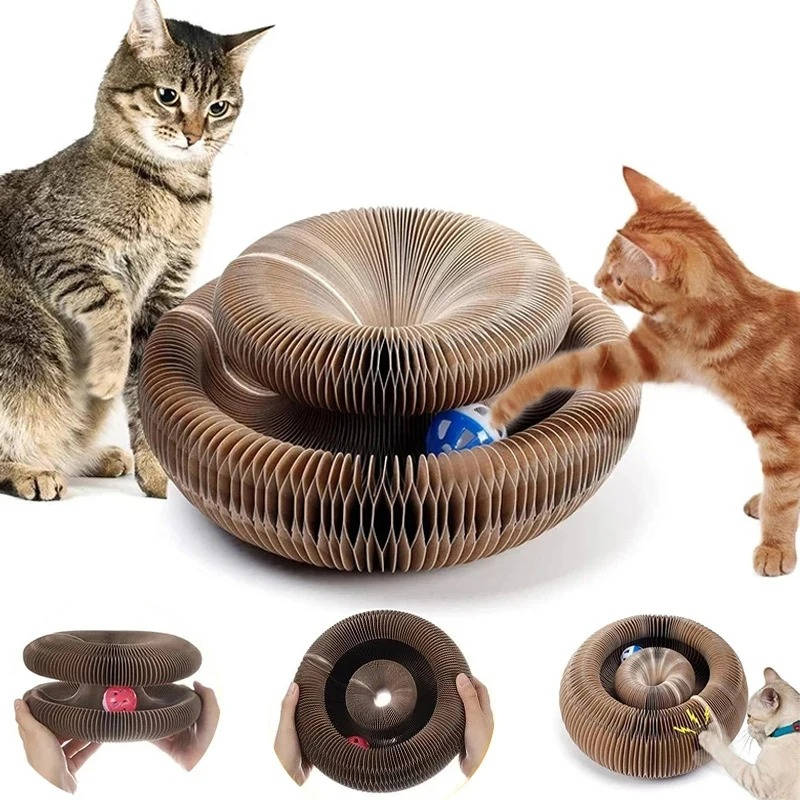NOMOVA Cat Scratcher with Ball Track