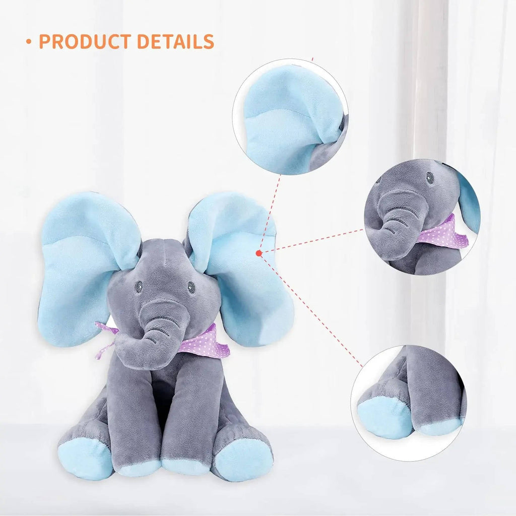 Peek a boo Talking Elephant toy - product detail 3
