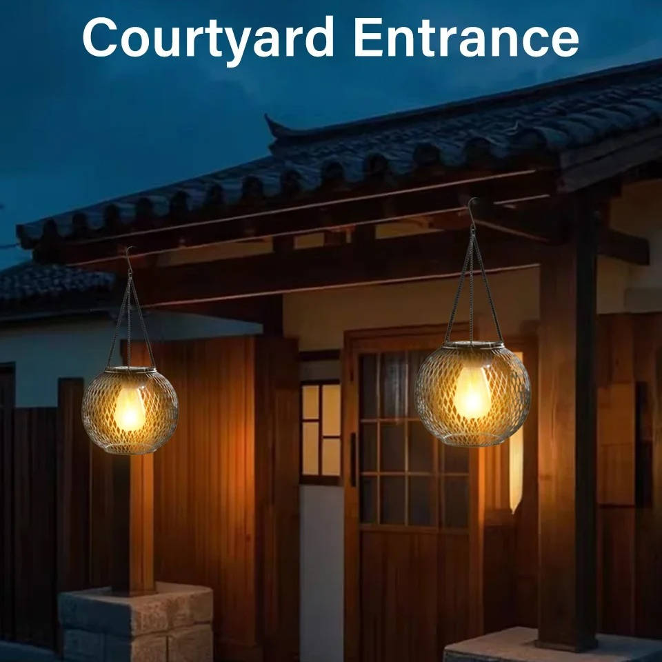 Outdoor Solar Hanging Lantern - product detail 5