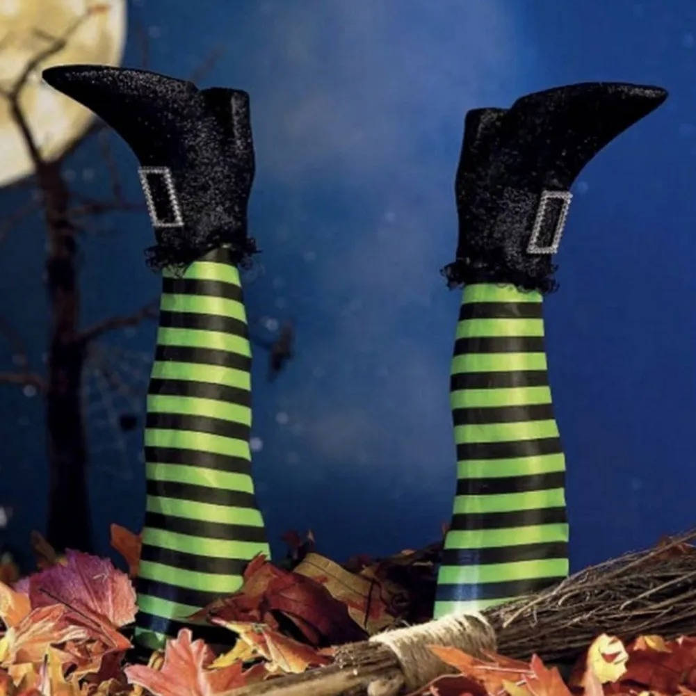 Witch Legs Halloween Decoration - product detail 12