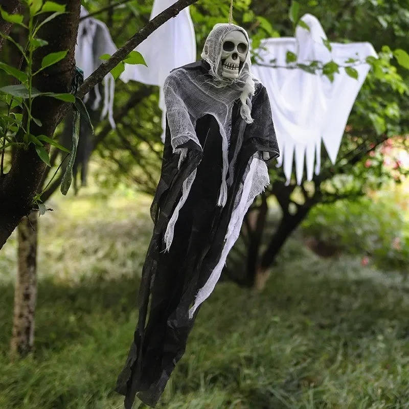 Halloween Hanging Ghost Decorations Skull - product detail 2