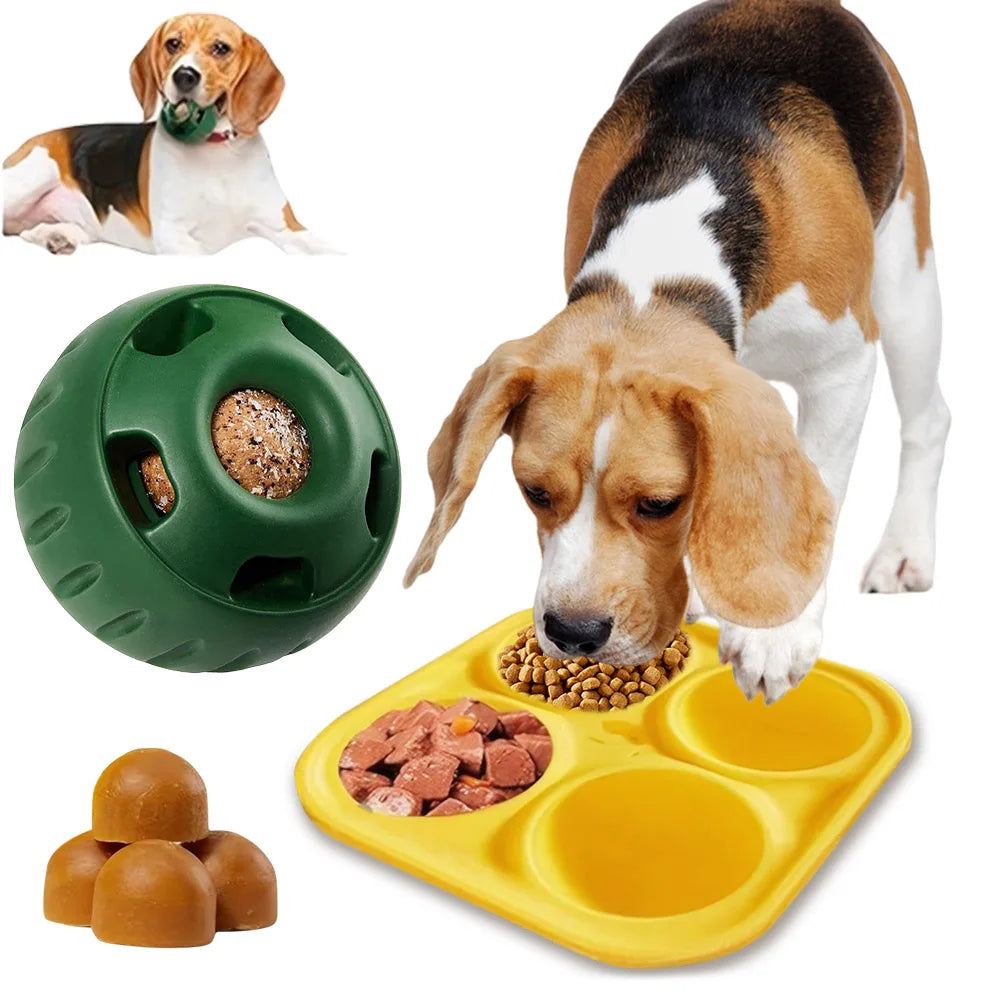 Silicone Dog Slow Feeder & Refillable Dog Chew Toy - product image 2