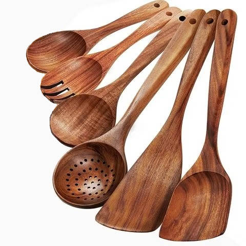 6pcs Wooden Utensils Set - product detail 2