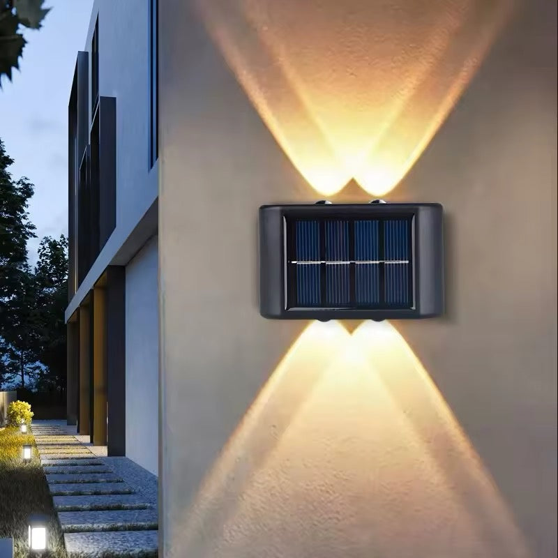 Energy-efficient LED solar outdoor wall light - product detail 2