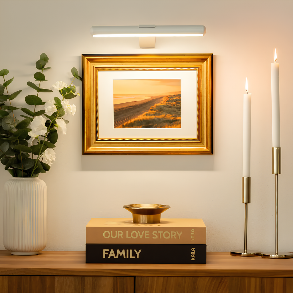 Lámpara de pared estilo galería