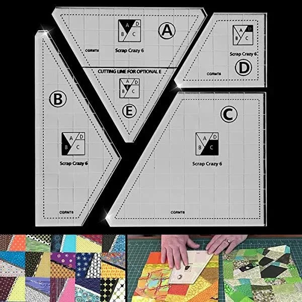 Creative Quilting Cutting Template (4 pcs set) - product image 1