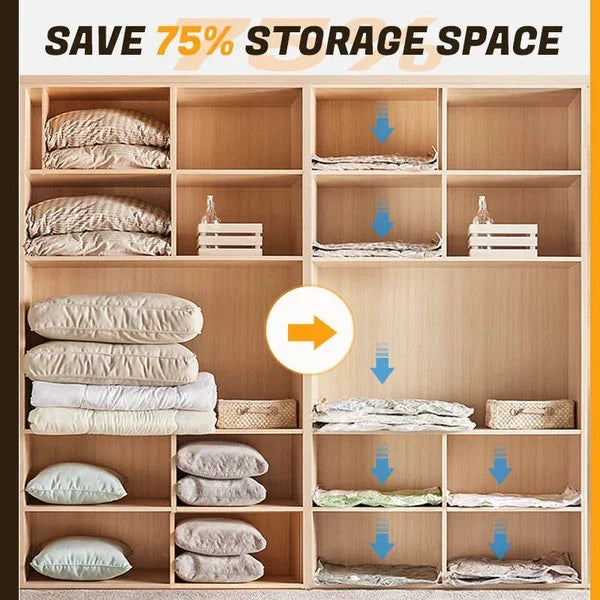 Durable Electric Vacuum Compression Bag - 75% More Storage! - product image 3
