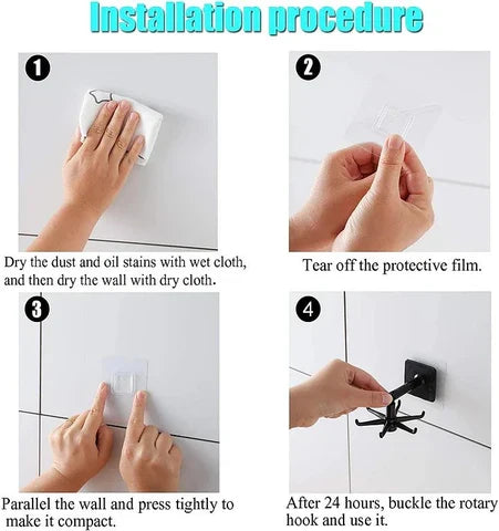 360° Rotating Self-Adhesive Utility Hook - product image 6