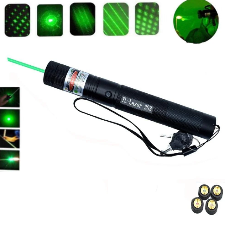 Laser pointer High power with green and red beam - product detail 3