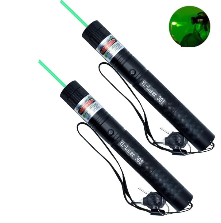 Laser pointer High power with green and red beam - product detail 5
