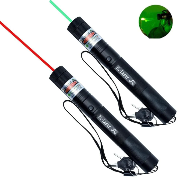 NOMOVA Laser pointer High power with green and red beam for distance