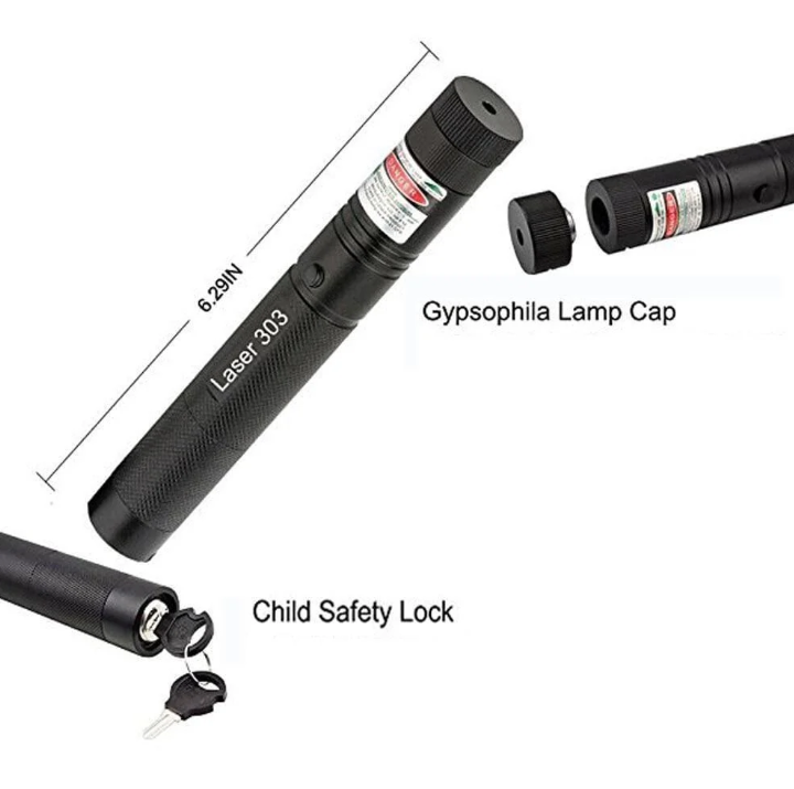 Laser pointer High power with green and red beam - product detail 6