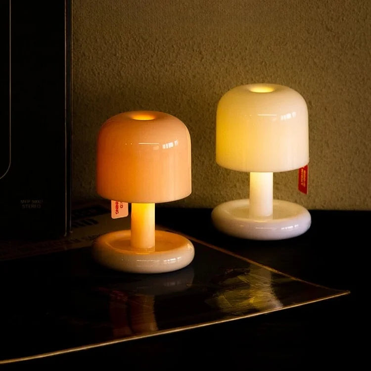 Lámpara de mesa portátil inalámbrica, iluminación ambiental compacta