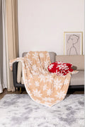 NOMOVA Christmas Wool Blanket Throw for Sofa and Bed