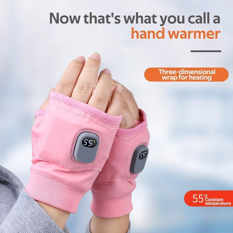 USB Rechargeable Heated Fingerless Gloves - product image 6